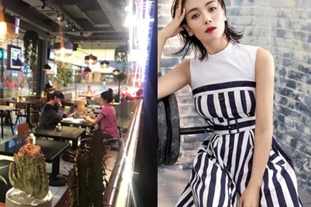 网友餐厅偶遇刘涛  真人又瘦又美