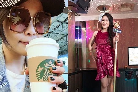 周蕙生日狂收蛋糕被围观 晒自拍眼镜超夸张