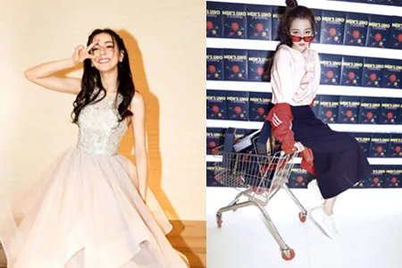 迪丽热巴晒摆拍照 长得美就是任性