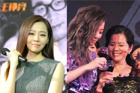 张靓颖晒母亲合影 网友：这是复制粘贴的吧？