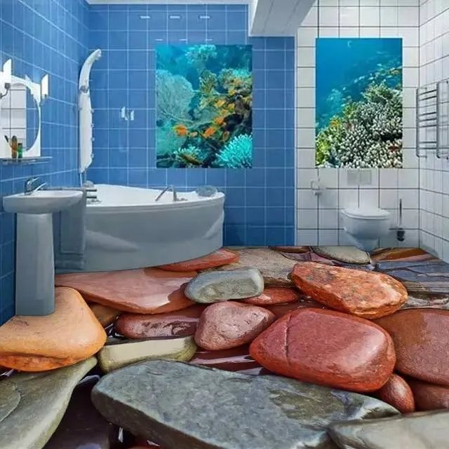 这才叫3D地板,你家的只能叫地面!