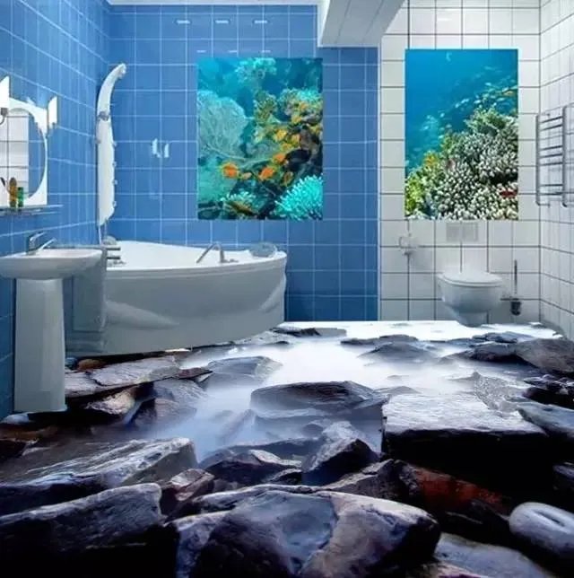 这才叫3D地板,你家的只能叫地面!