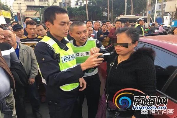 海口一女司机醉驾拒检，我是北大的不是吓大的，你怎么看？