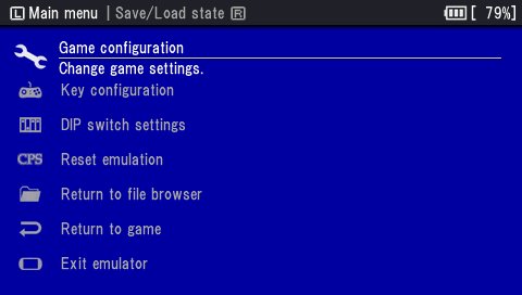 PSP用CPS1和CPS2模拟器详细图文教程