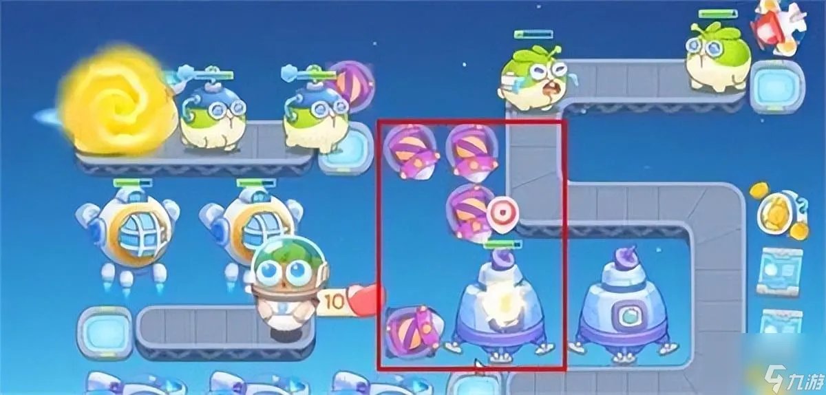 保卫萝卜挑战32关攻略图解 太空穿越攻略