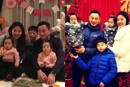 杨威双胞胎女庆生 两娃长得跟爸爸太像啦！