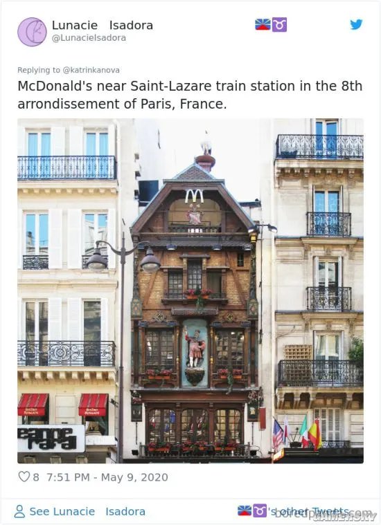 把麦当劳开在飞机里？网友收集世界最奇葩的麦当劳店面