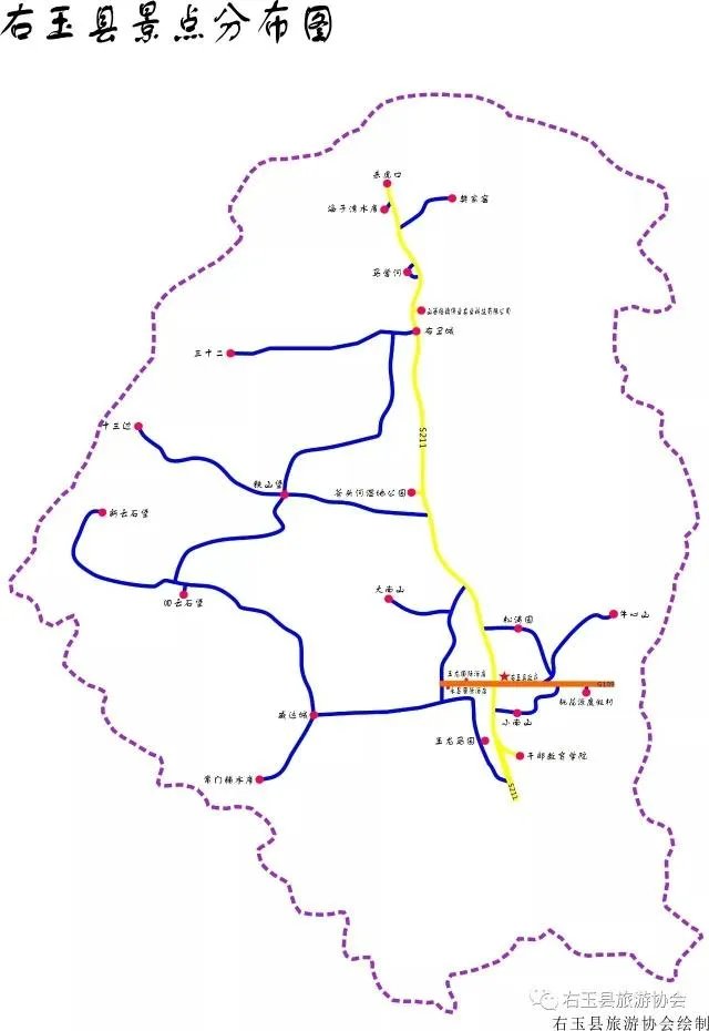 山西省旅游景点线路图？