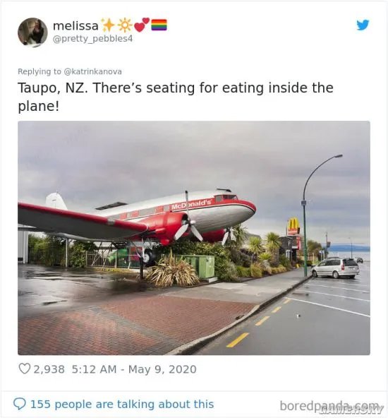把麦当劳开在飞机里？网友收集世界最奇葩的麦当劳店面