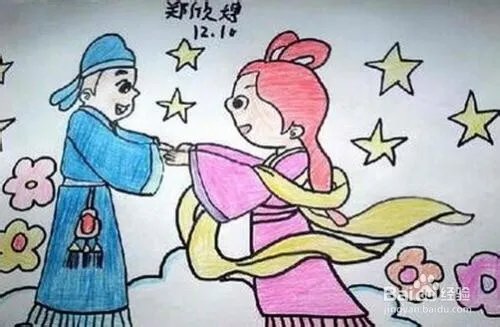 牛郎织女的连环画怎么画