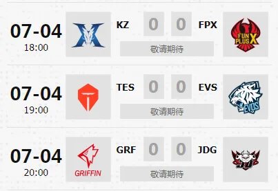 《LOL》2019洲际赛赛程