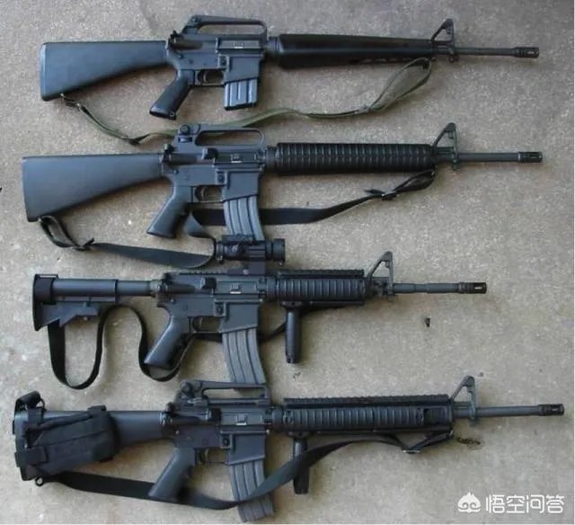 步枪型号，AR15、M16、M4A1，是指同一把步枪吗？怎么区分？