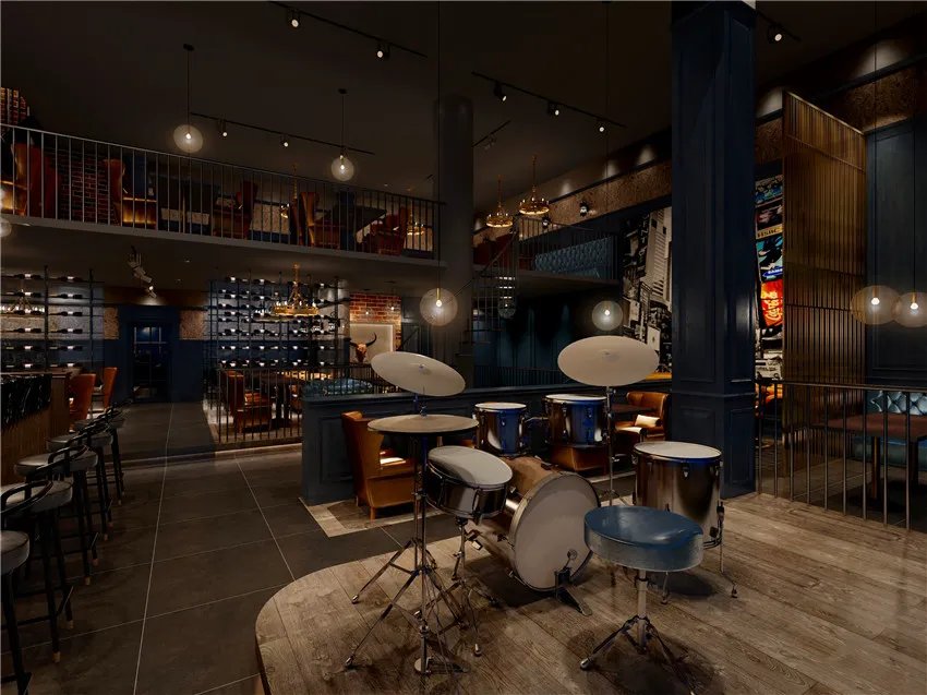 合肥酒吧装修，工业风音乐酒吧设计，给你沉浸式的体验