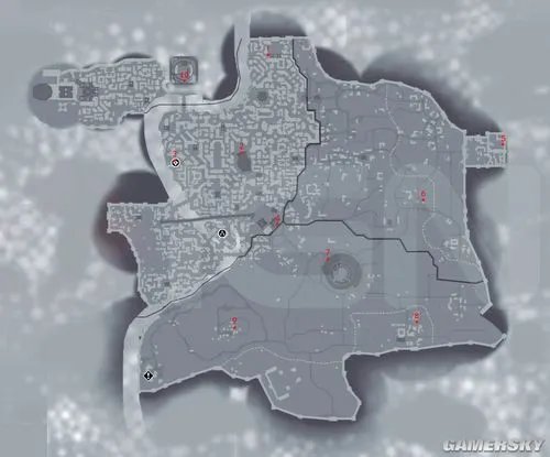 《刺客信条：兄弟会》各个裂缝位置，5个特殊道具位置