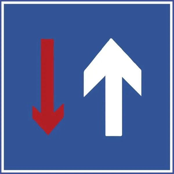 会车先行标志？