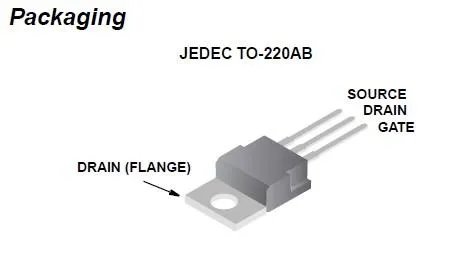 irf540n三个引脚区分