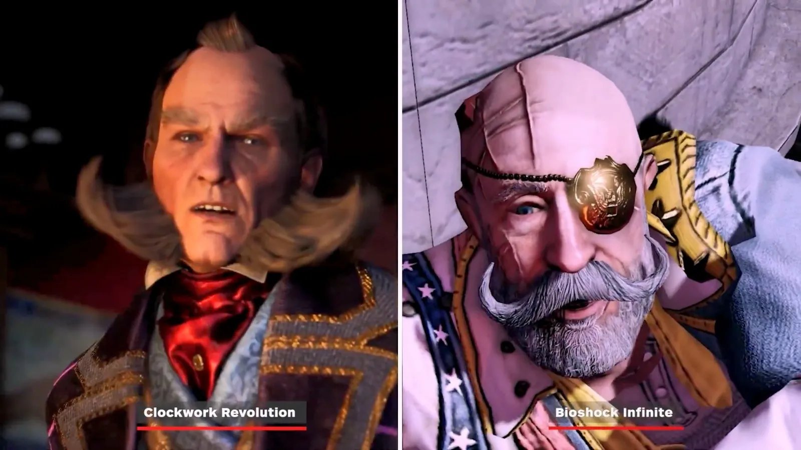 《发条革命》和《生化奇兵：无限》视频对比