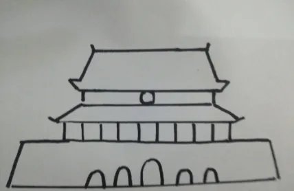 天安门手抄报