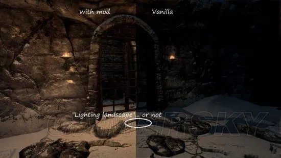 《上古卷轴5》光照修改器效果一览与用法 上古卷轴5光照修改器怎么用