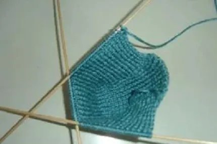 八片袜套怎么织