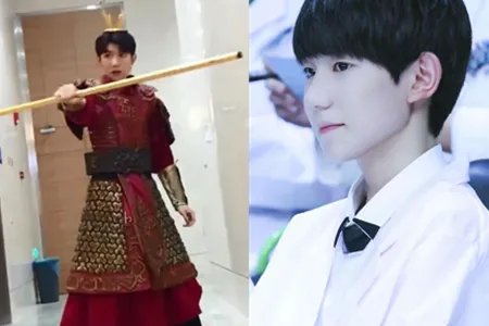 王源变身美猴王 穿着战袍有模有样