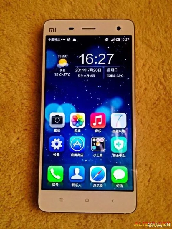 小米4发布会下午两点开始！微博曝出高清真机照