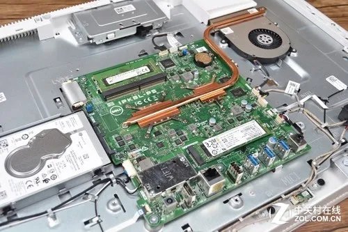 双硬盘双内存 戴尔灵越24-3477拆机图赏