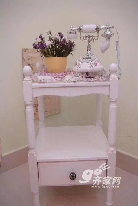 甜美的梦想 小镇姑娘20万装田园风3室