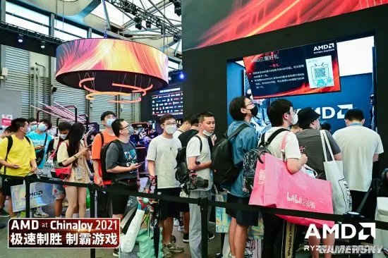 全场最佳 AMD Chinajoy2021展台圆满收官
