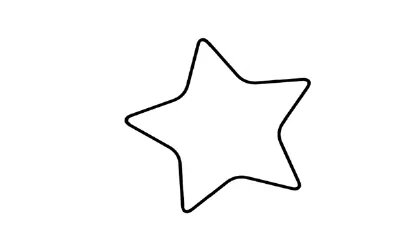 五角星简笔画步骤