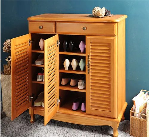 现代鞋柜效果图  2017年实用又精致的鞋柜设计