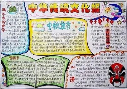 小度关于中华传统节日的手抄报