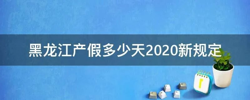 黑龙江产假多少天2020新规定