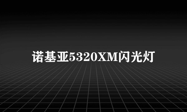 诺基亚5320XM闪光灯