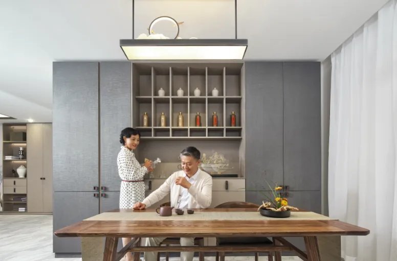 新中式引领家居行业风尚标 中国元素柏厨集成家居云涧完美融合现代设计