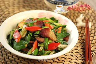 青蒜炒腊肉