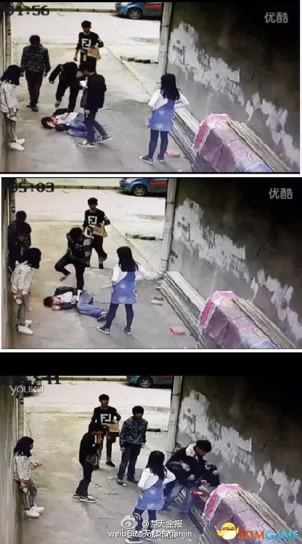 曝湖北红安00后斗殴 一学生被板砖拍头血溅当场