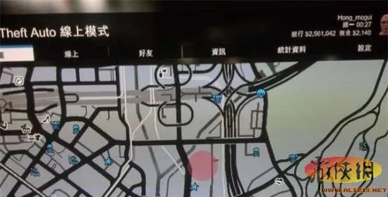 《侠盗猎车手5GTA5》 OL版帮派红圈位置图和出现时间