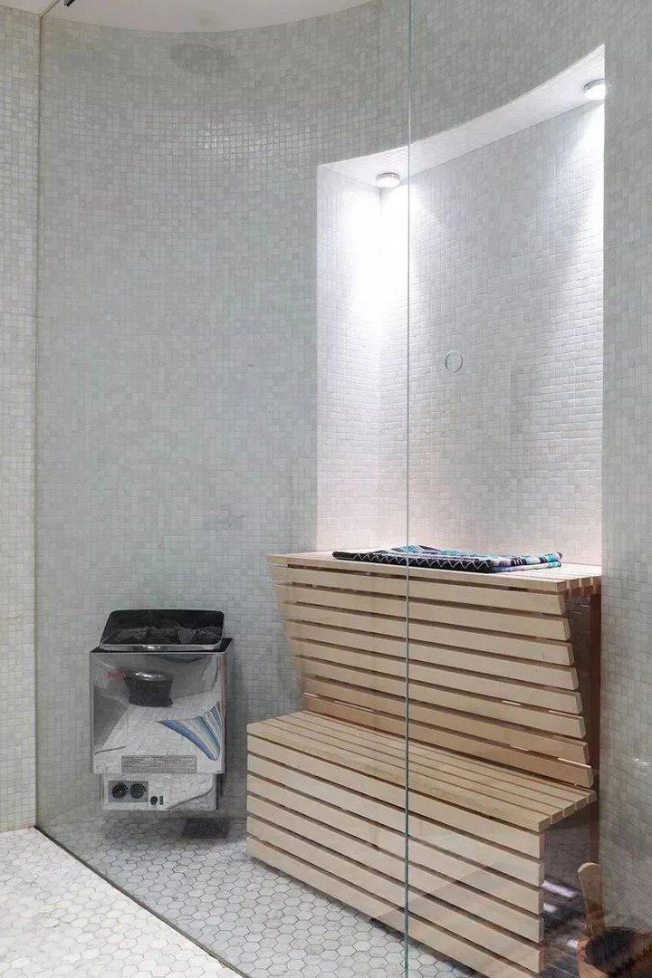 环球家居大幅装饰画，大色块，桑拿房，这处北欧公寓不一般