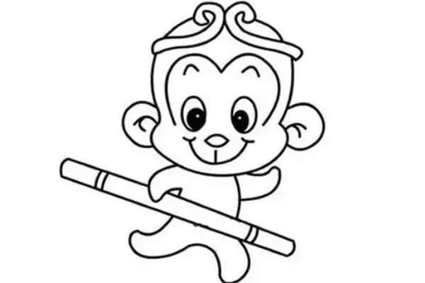 孙悟空简笔画怎么画