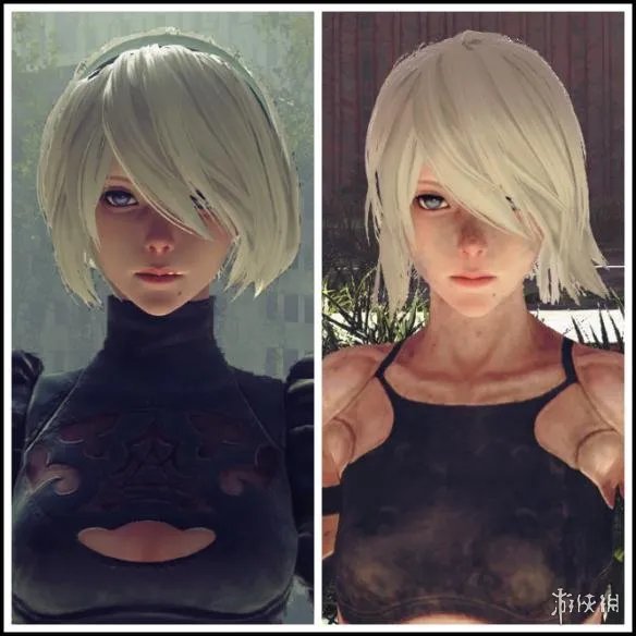 《尼尔：机械纪元》2B和A2身材和脸的不同之处