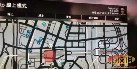 《侠盗猎车手5GTA5》 OL版帮派红圈位置图和出现时间