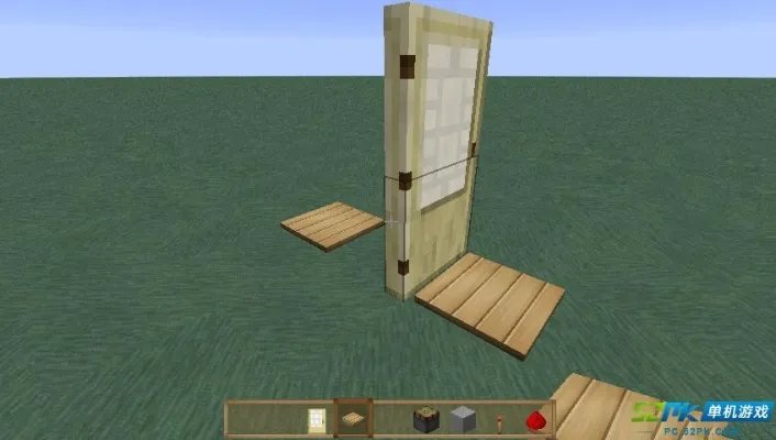 我的世界自动感应门制作方法 红石门怎么造