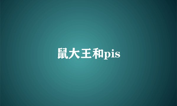 鼠大王和pis