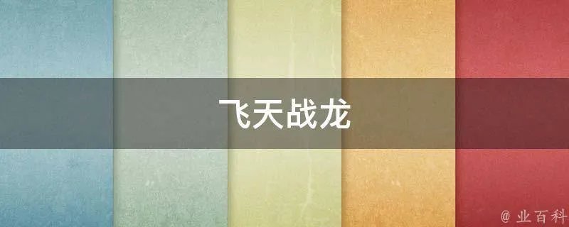 飞天战龙
