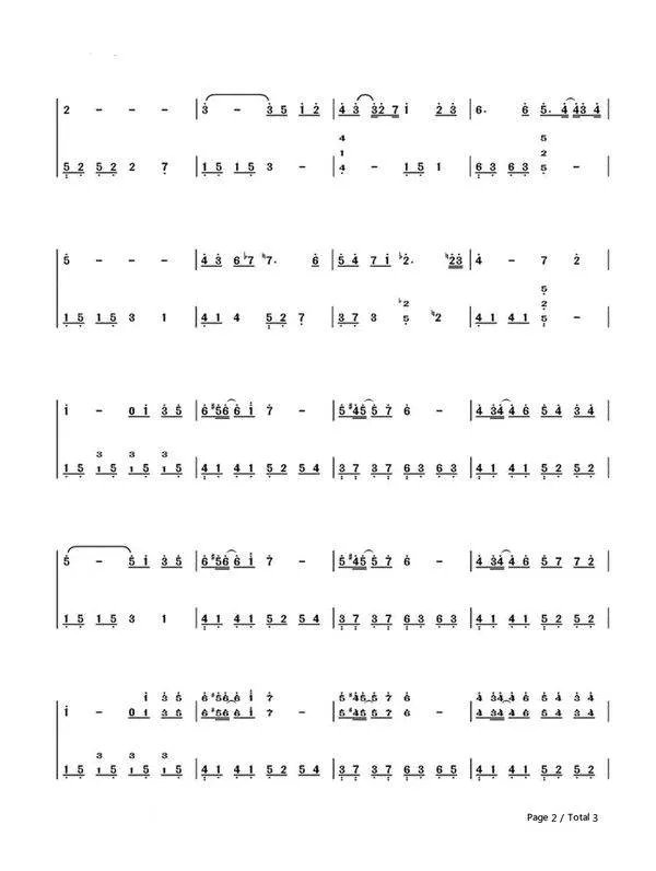 一个人的浪漫数字简谱