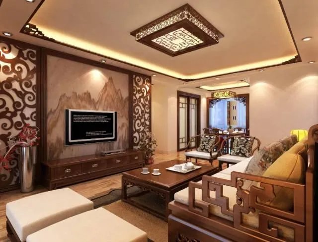 中式风格装修效果图大全 穿越明清的书香灵感