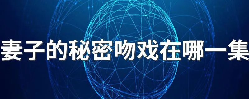 妻子的秘密吻戏在哪一集 妻子的秘密简介