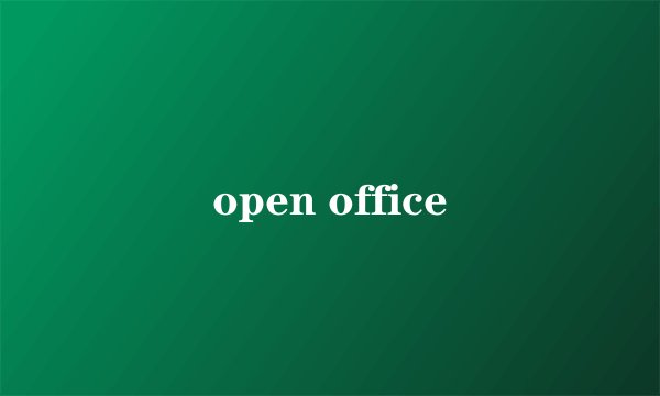 open office