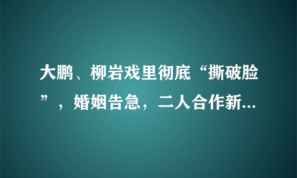 大鹏、柳岩戏里彻底“撕破脸”，婚姻告急，二人合作新戏有哪些精彩看点？